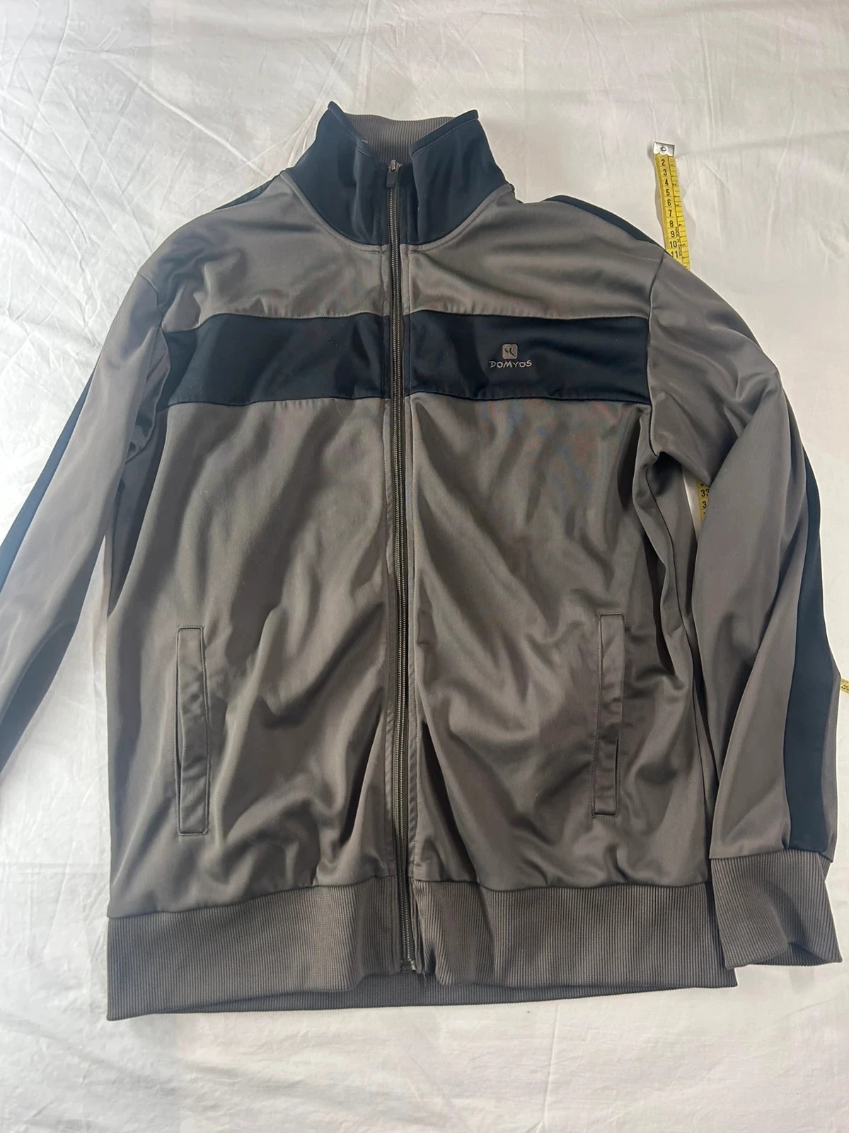 Veste gilet zippé domyos marron noir
